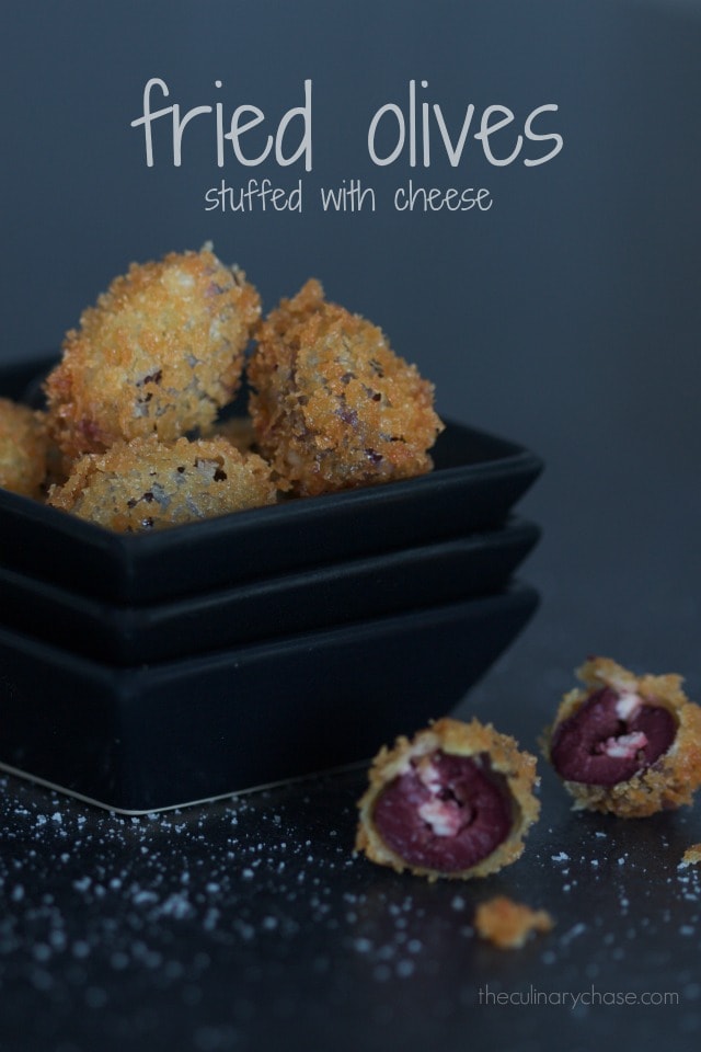 fried olives stuffed with cheese
