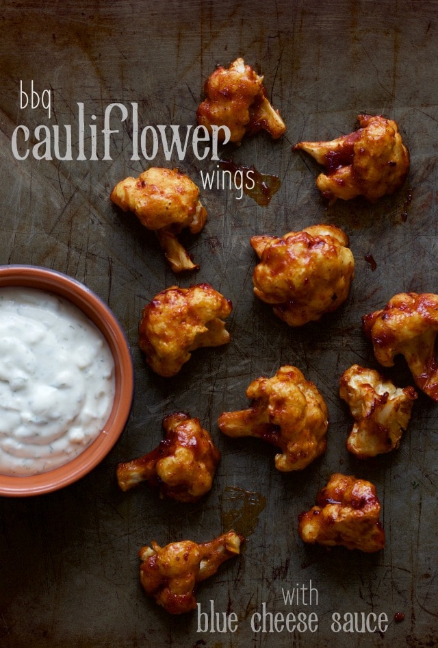 barbecue cauliflower wings