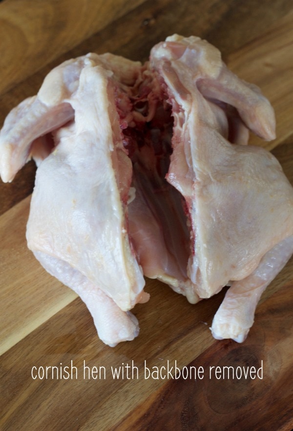 cornish hen backbone removed