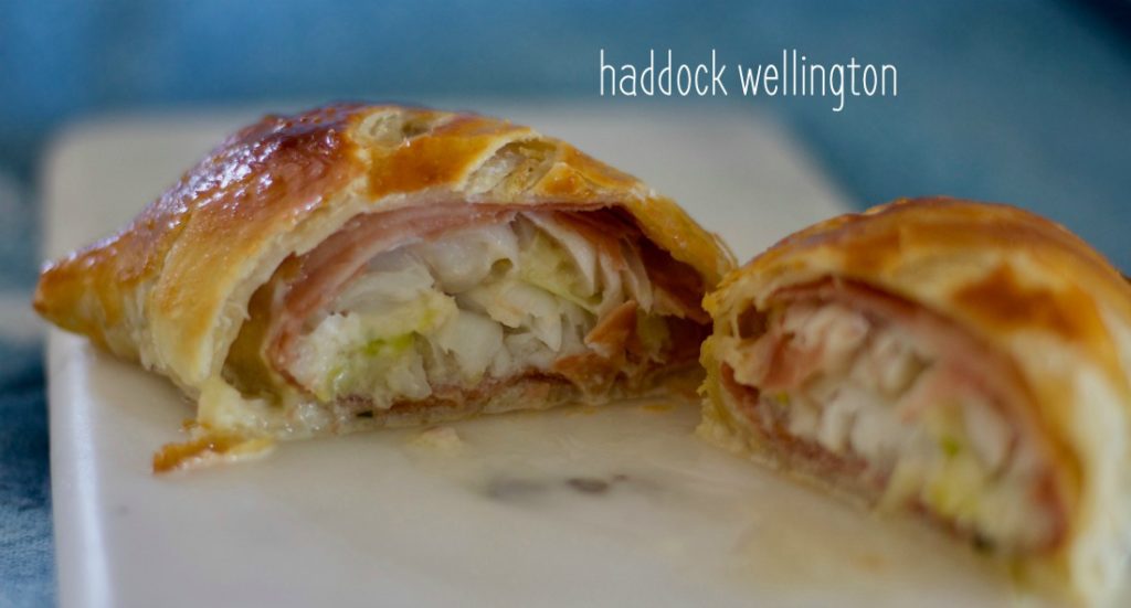 haddock wellington - so light & flaky