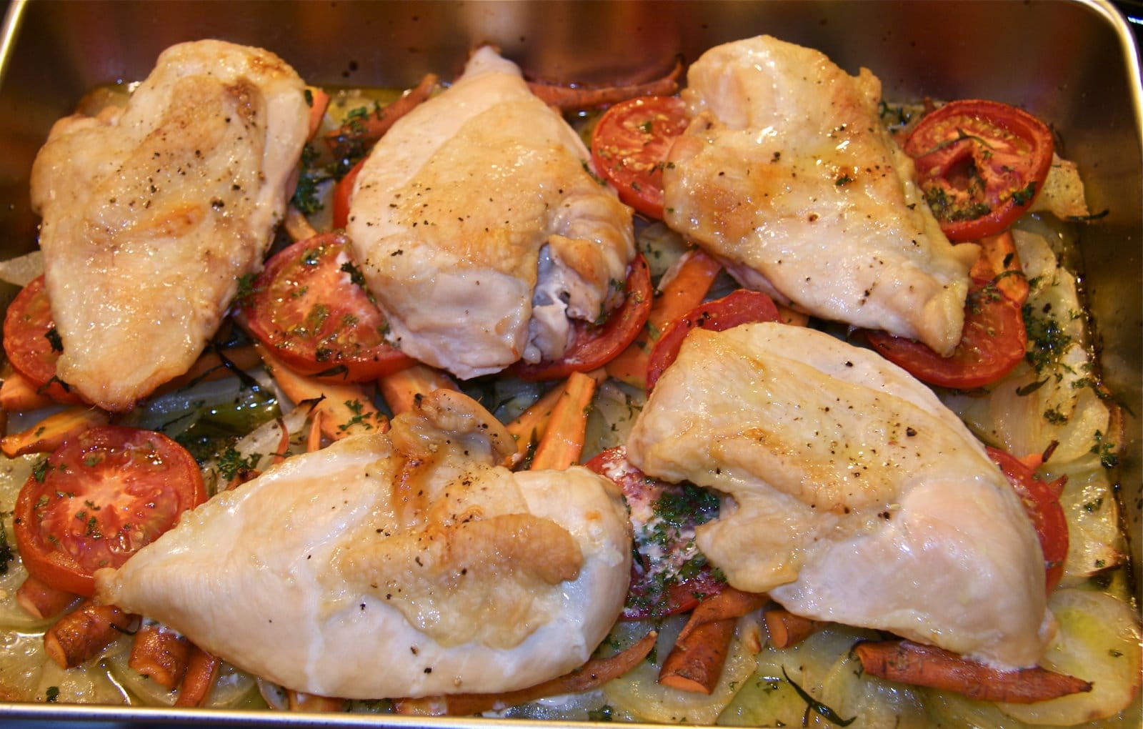 OnePan Roast Chicken The Culinary Chase