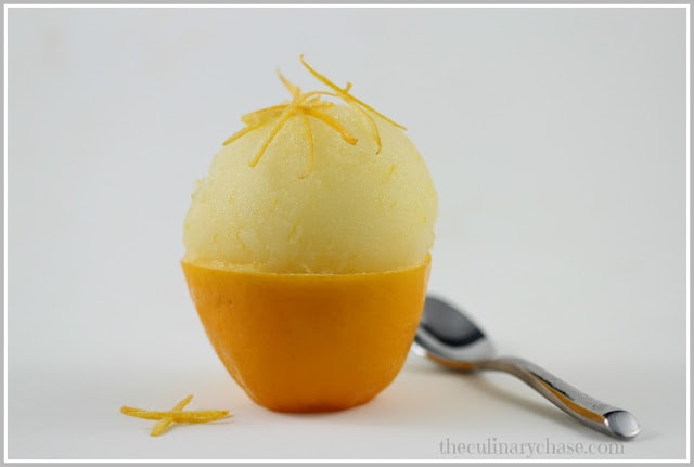 Meyer Lemon Sorbet