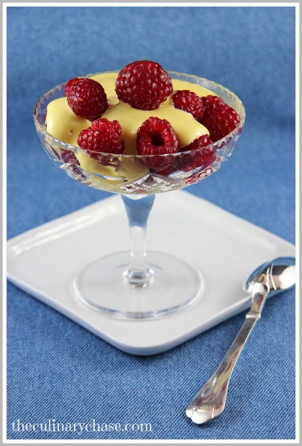 raspberry zabaione fool