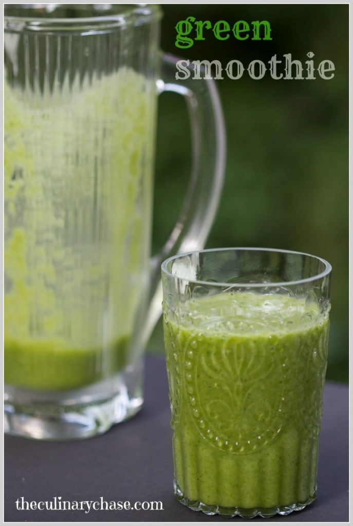 green smoothie by The Culinary Chase