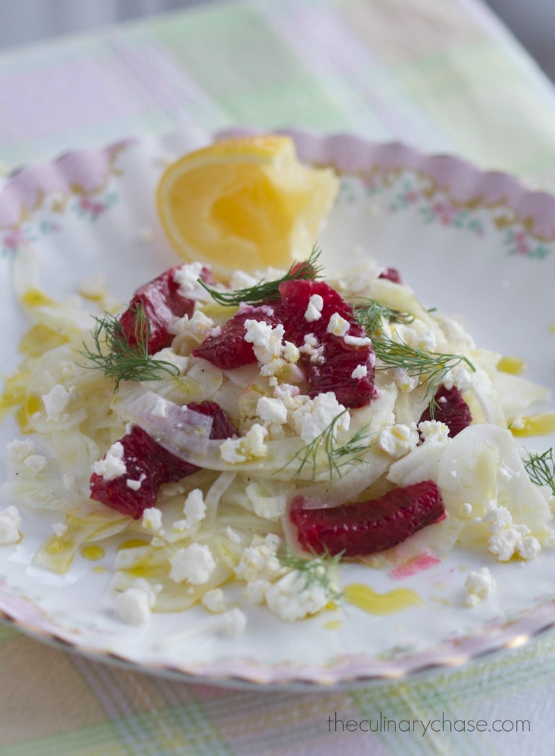 blood orange & fennel salad by The Culinary Chase