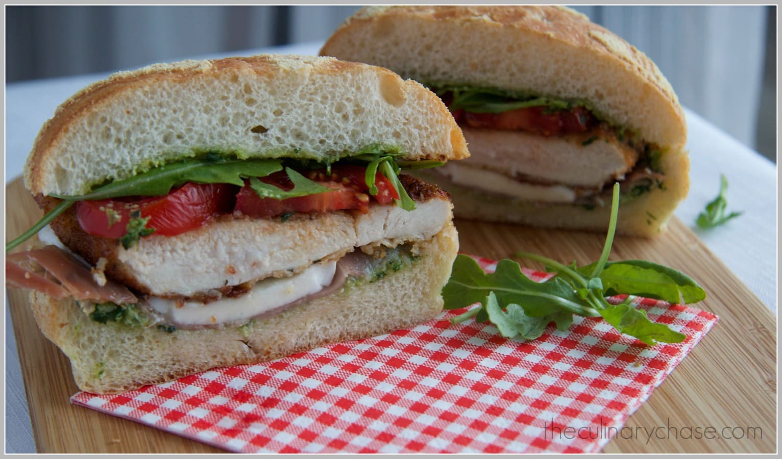 turkey cutlet sandwich by The Culinary Chase