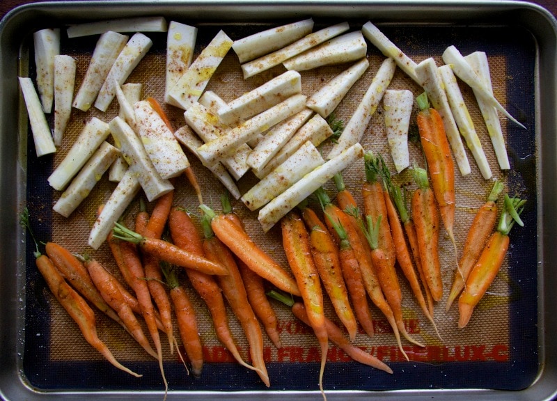 carrots and parsnips