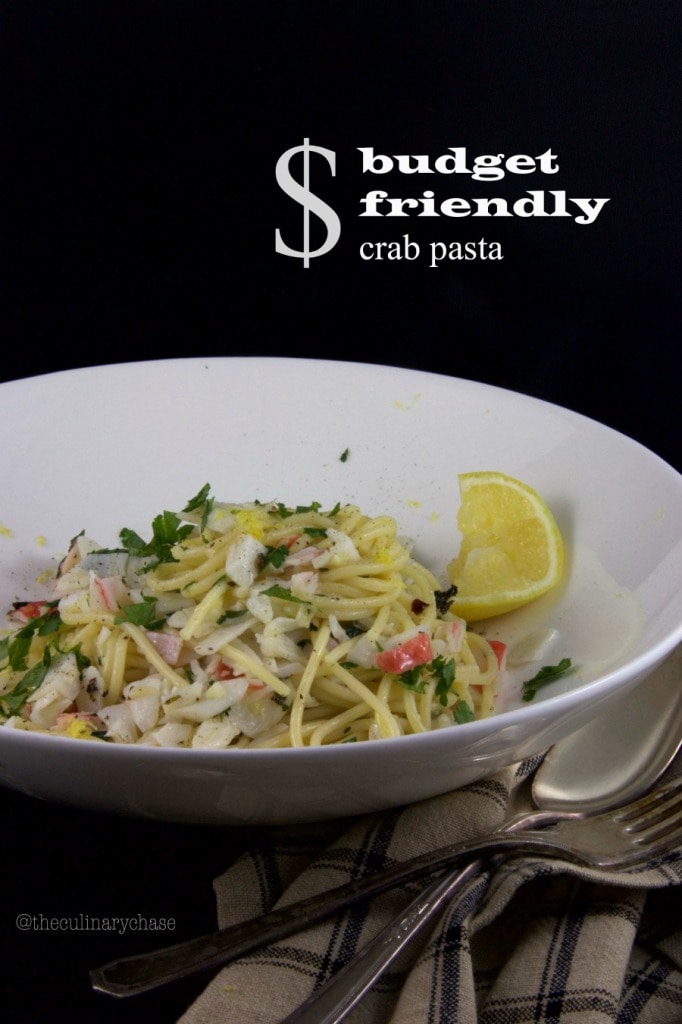 Crab Pasta with Lemon - The Culinary Chase