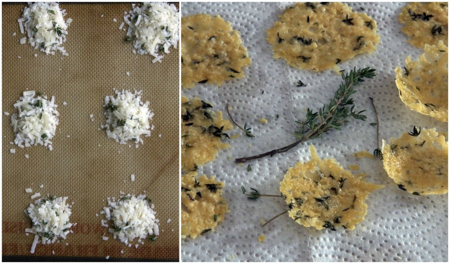 gratedparmesanthymecrisps
