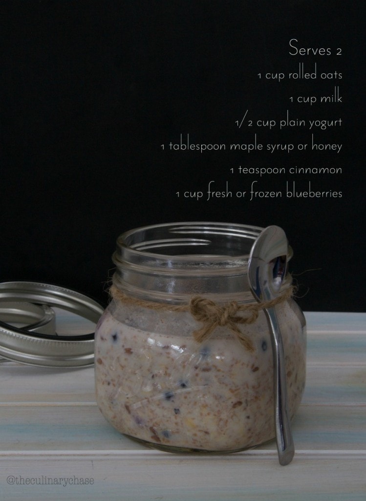 Overnight Oats in a Jar The Culinary Chase