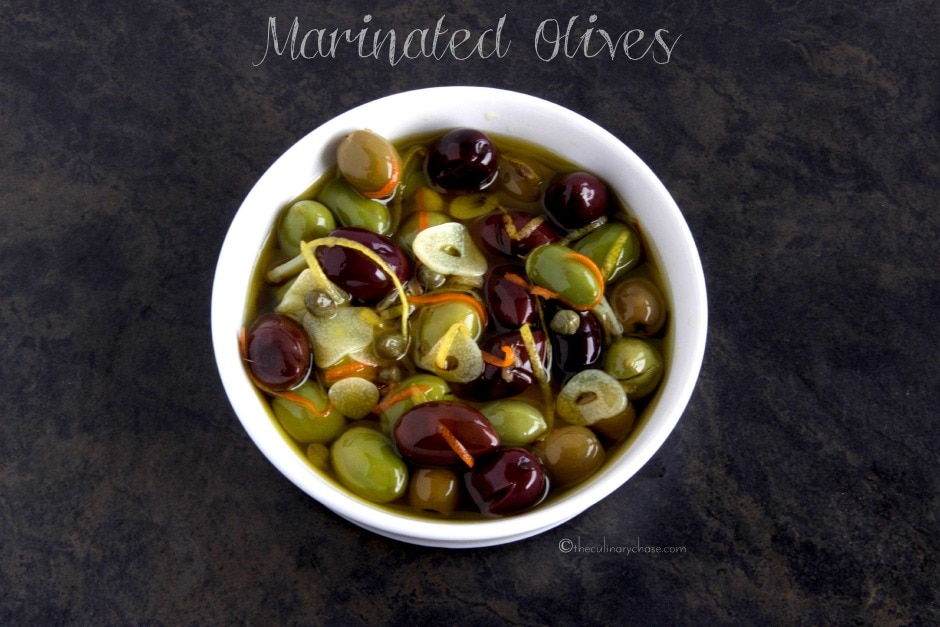 marinated mixed olives