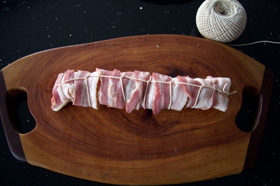 double haddock wrapped in bacon