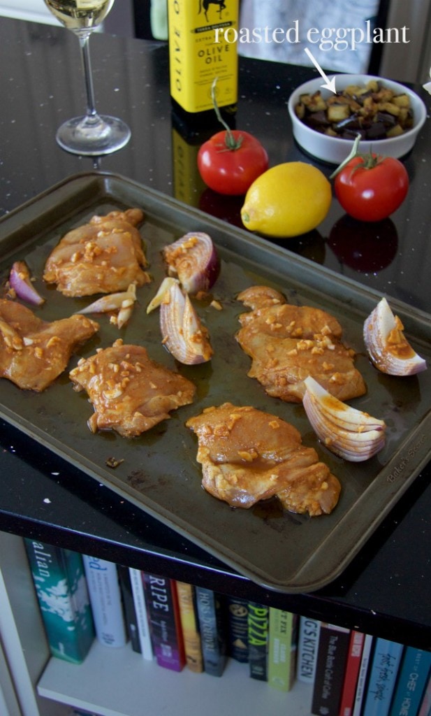 marinated chicken shawarma