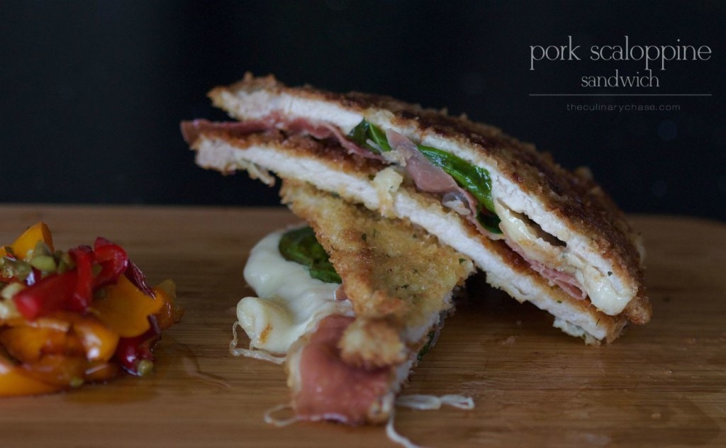 pork scaloppine sandwich
