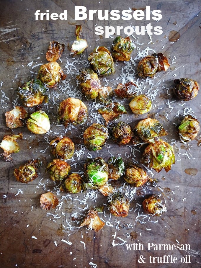 fried Brussels sprouts
