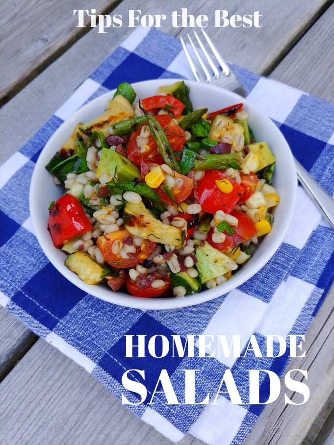 tips to make the best homemade salads