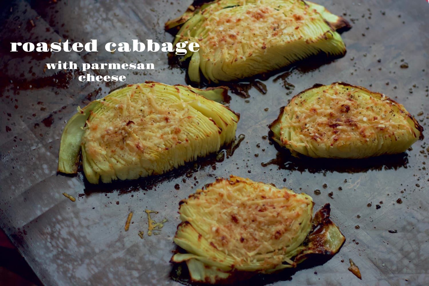 Roasted Cabbage With Parmesan The Culinary Chase