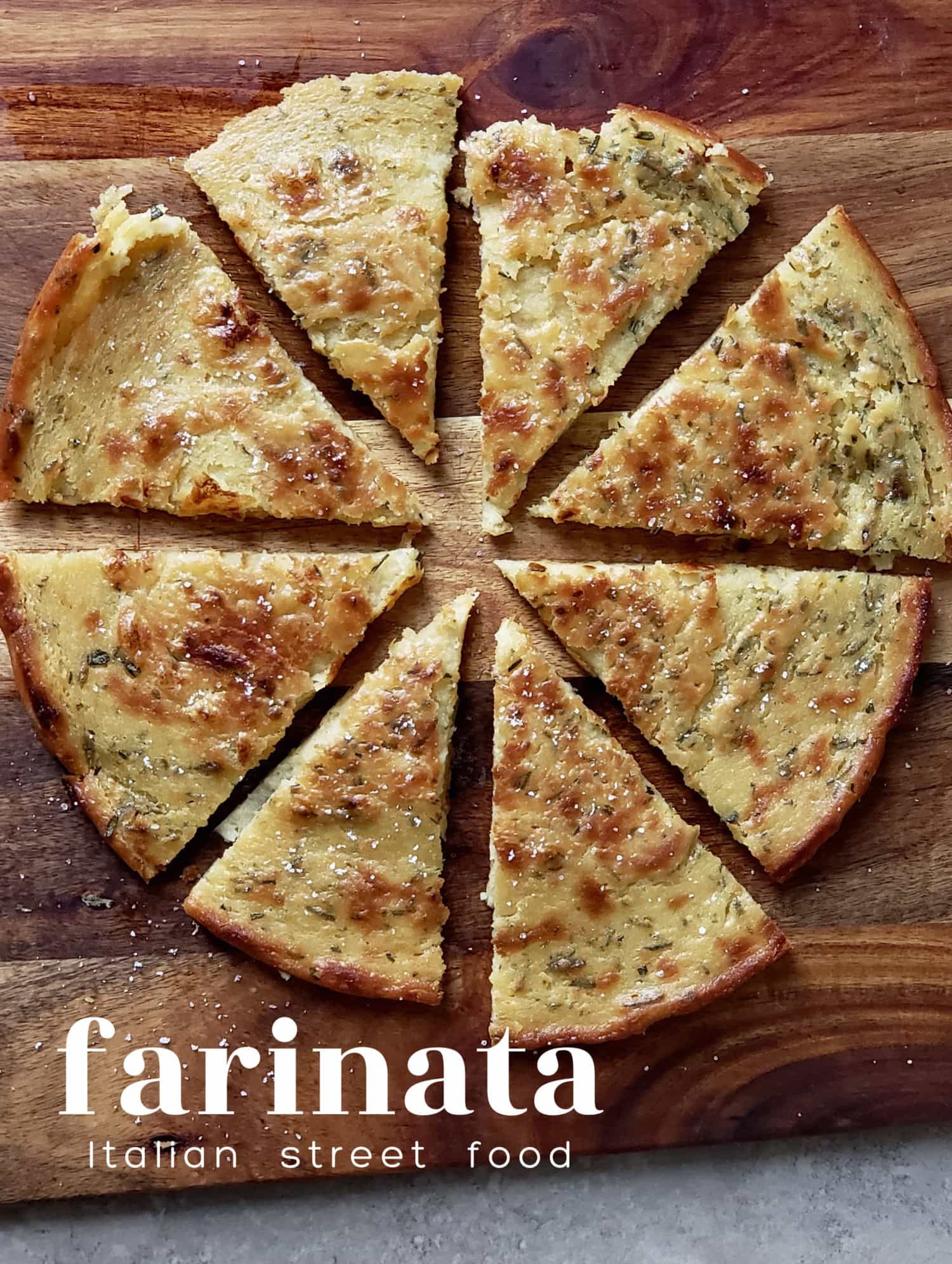 farinata – genoese street food - The Culinary Chase
