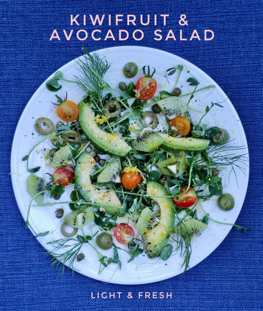kiwifruit and avocado salad