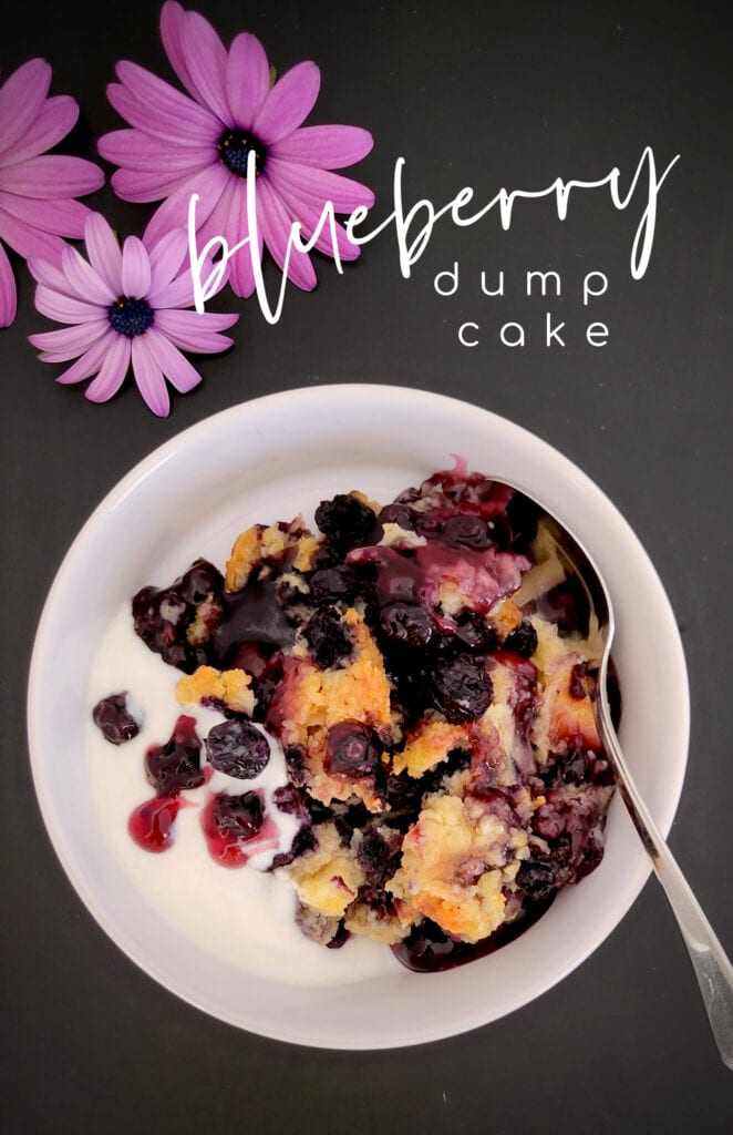 blueberry dump cake