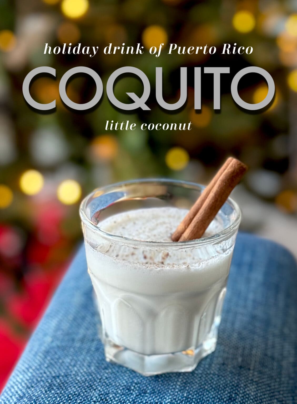 coquito (Puerto Rican rum and milk punch) - The Culinary Chase