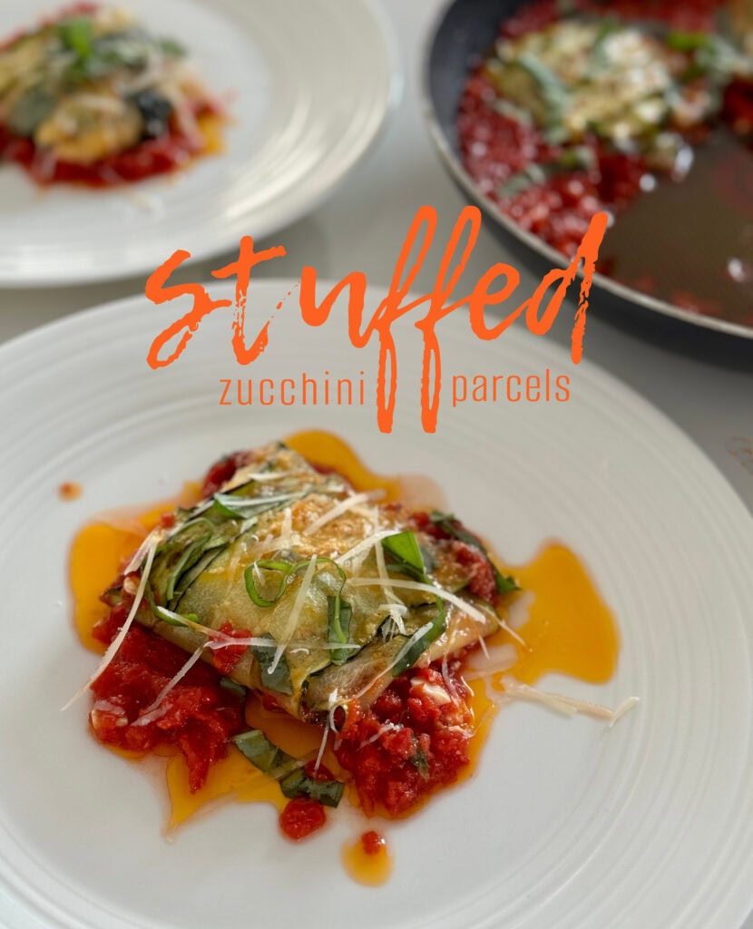 stuffed zucchini parcels