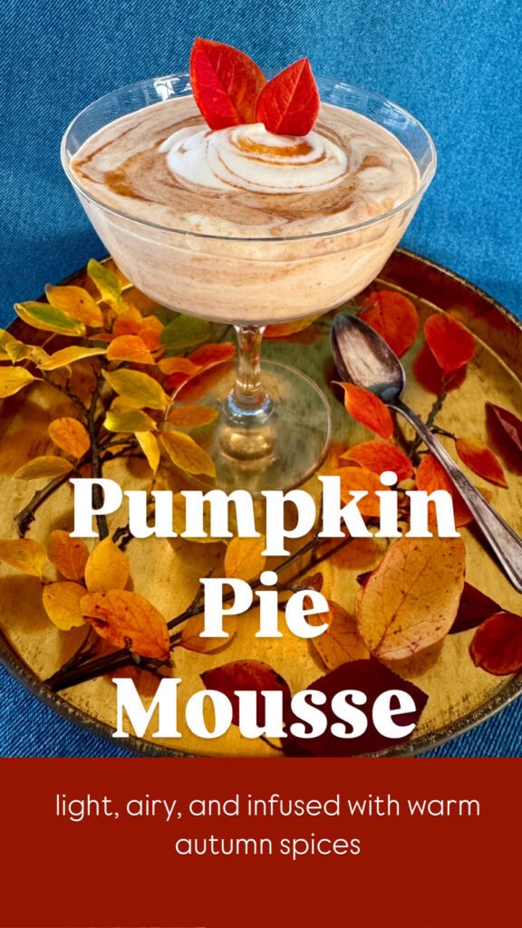 pumpkin pie mousse