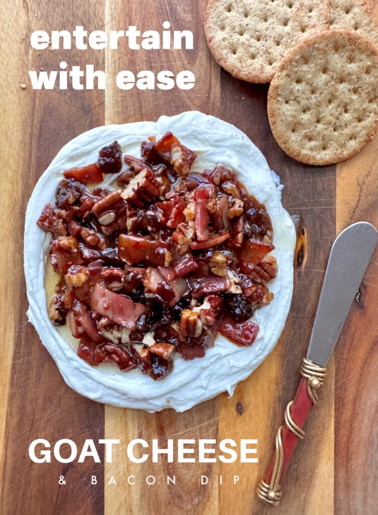 goat cheese & bacon dip